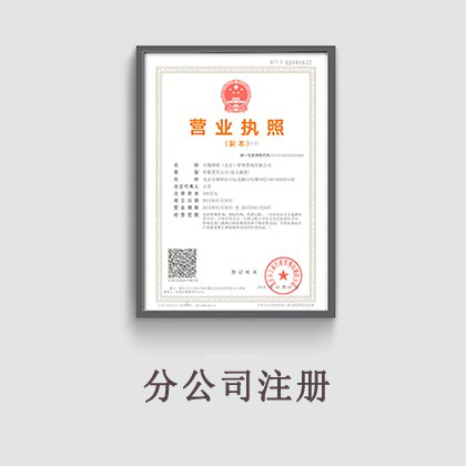 分公司注册